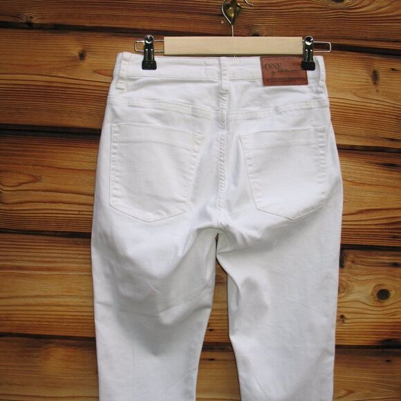 ONE TEASPOON High Waist Freebird II White Skinny Jeans - Picture 8 of 10